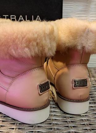 Sale! australia luxe зимние ботинки, кожа, овчина,оригинал.4 фото