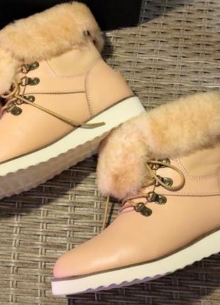 Sale! australia luxe зимние ботинки, кожа, овчина,оригинал.5 фото