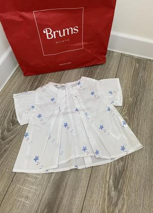 Хлопкова блузка на дівчинку