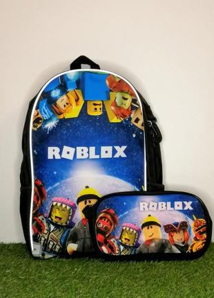 Набір рюкзак і пенал роблокс roblox1 фото