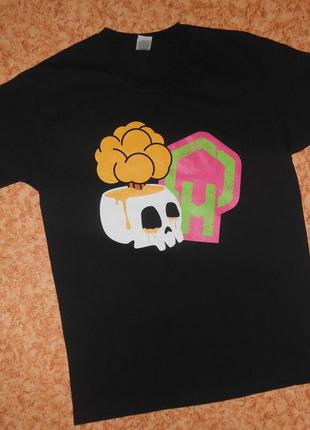Футболка fruit of the loom morocco. принт череп