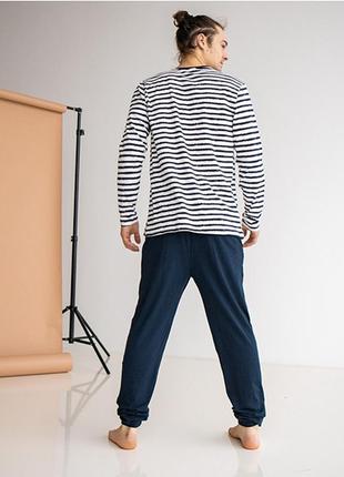 Пижама мужская штаны и джемпер 101952 фото