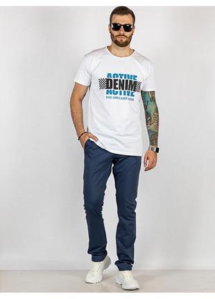 Брюки мужские цвет сизый