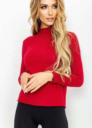 Гольф жіночий світер трикотаж теплий зручний колір червоний