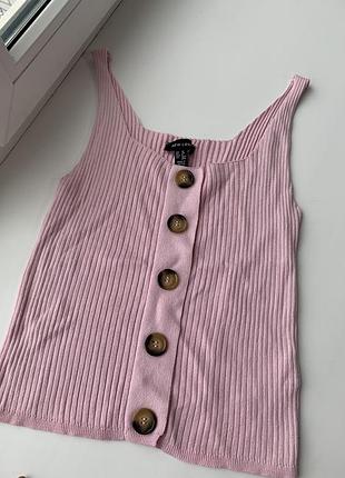 Майка в рубчик