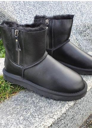 Женские ugg с двумя змейками по бокам