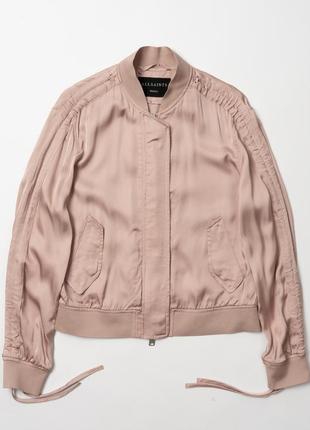 Allsaints ellis bomber атласний бомбер