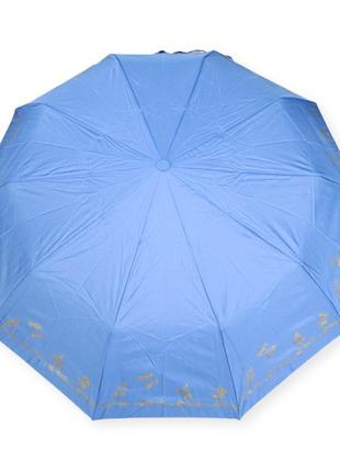 Жіноча парасолька напівавтомат на 10 спиць1 фото