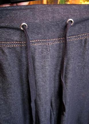 Плотные спортивные штаны брюки под джинс  like an angel (пакистан)4 фото