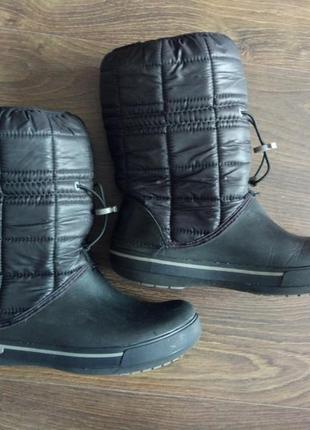 Зимние сапоги crocs