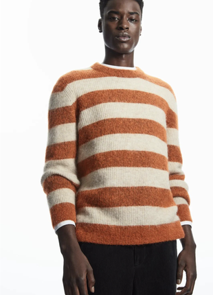 Мужской свитер cos смесь альпаки и шерсти1 фото