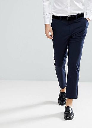 Брюки скінні вкорочені від bershka,p. 38