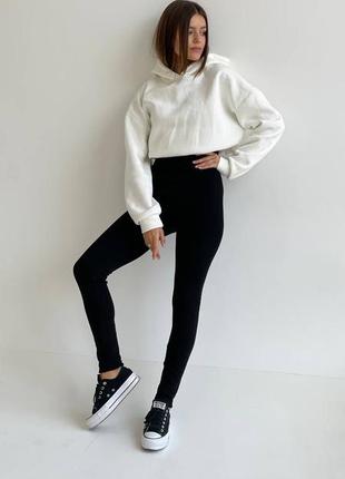 Теплые термо лосины с начесом10 фото