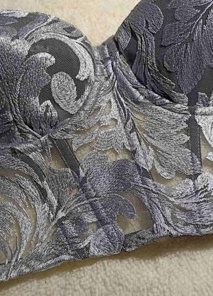 Святковий топ. мережевий корсет. корсаж