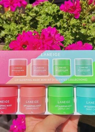 🌗нічна маска для губ laneige lip sleeping mask — ефективний засіб для відновлення губ ніякої сухості та шелушіння