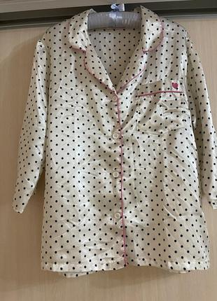 Сорочка нова в горошок із серцем