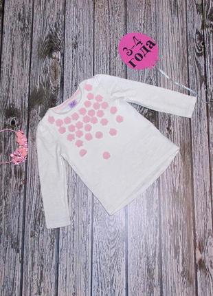 Фірмовий реглан f&f для дівчинки 3-4 роки, 98-104 см