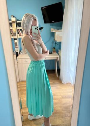 Шовкова міді пліссе2 фото