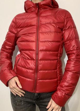 Женская куртка пуховая демисезон uniqlo xs легкий пуховик