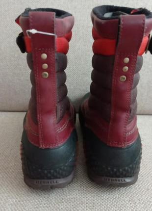 Чоботи черевики снігоходи ботінки merrell winterbelle opti-warm 200g/ розм.37,5 (23см) оригінал5 фото
