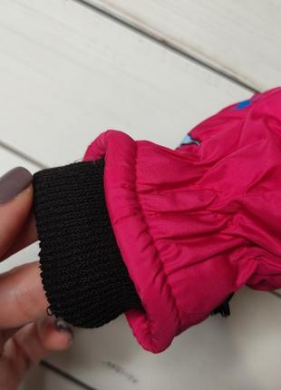 Краї рукавиці на дівчинку3 фото