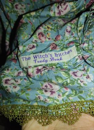 Милі панталони з квітковим принтом в вінтажному стилі the witch's britches2 фото