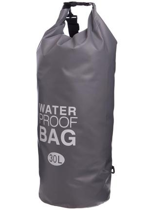 Гермомішок пвх з плечевою лямкою water proof bag 30л2 фото