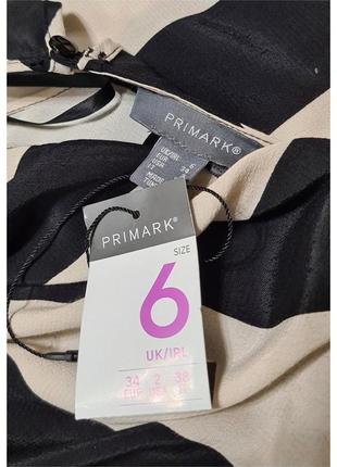 Блуза натуральная принт зебра primark6 фото