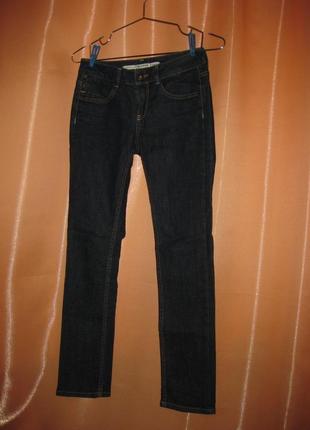 Плотные джинсы темные синие черные w26, l30 baxter topshop moto км1286 made in turkey прямые