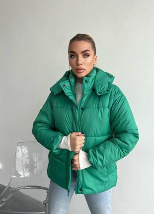 Зимова куртка oversize❄до -30⁰с❄ на утеплювачі силікон 200