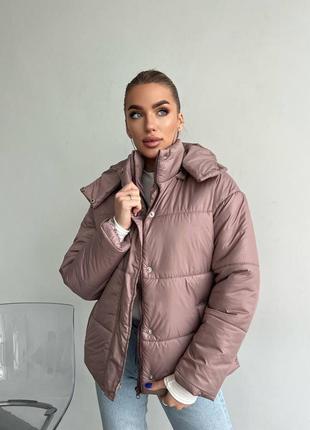 Зимняя куртка oversize❄до -30⁰с❄ на утеплителе силикон 200