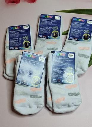 Тёплые махровые носки с масками и тормозами lupilu для мальчиков размер 27/30