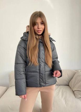 Зимова куртка oversize❄до -30⁰с❄ на утеплювачі силікон 200