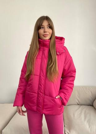 Зимова куртка oversize❄до -30⁰с❄ на утеплювачі силікон 200