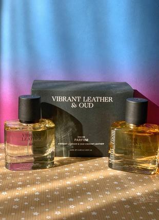 Духи zara vibrant leather/vibrant leather oud /чоловічі парфуми /парфум
