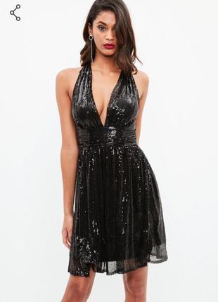 Праздничное платье в пайетки