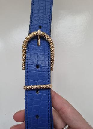 Ремінь під крокодила, пояс, красивий ремінь
