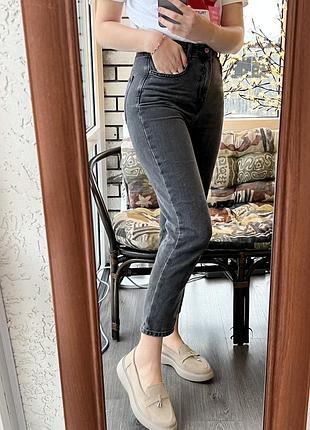 Сірі джинси мом зара zara
