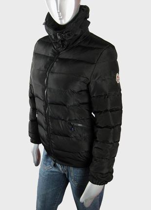 Moncler жіночий чорний брендовий пуховик монклер