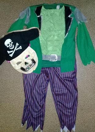 Карнавальний костюм пірата на 8-10років.