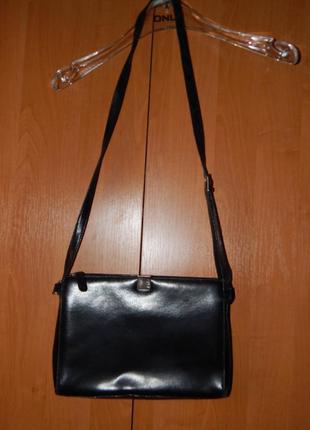 Кожаная сумка кросс-боди