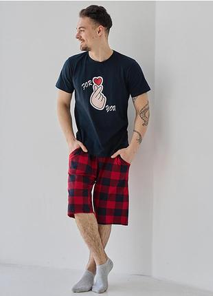 Комплект футболка и шорты мужская 10378