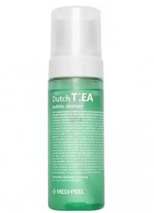 Пенка-мусс с чайным деревом medi-peel dutch tea bubble cleanser 160 мл1 фото