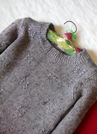 В наличии свитер m&s крупная вязка, шерстянная, теплая кофточка2 фото