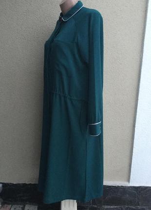 Платье-халат-реглан,длинный рукав,карманы по боку,вискоза,большой размер,numph2 фото