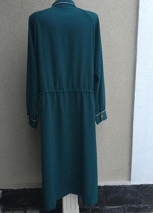 Платье-халат-реглан,длинный рукав,карманы по боку,вискоза,большой размер,numph3 фото