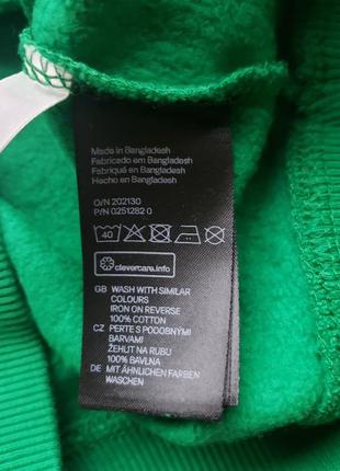 H&m новогодний свитер джемпер свитшот мальчику 2-3-4г 92-98-104см зеленый3 фото