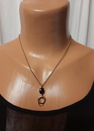 Позолочений ланцюжок з підвіскою