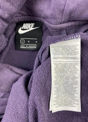 Женская спортивная толстовка худи свитшот кофта фиолетовий найк nike w nsw essntl flc gx hoodie4 фото