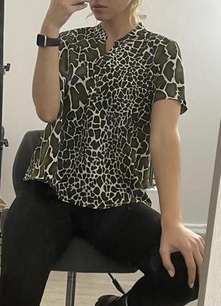 Рубашка принт кобры
